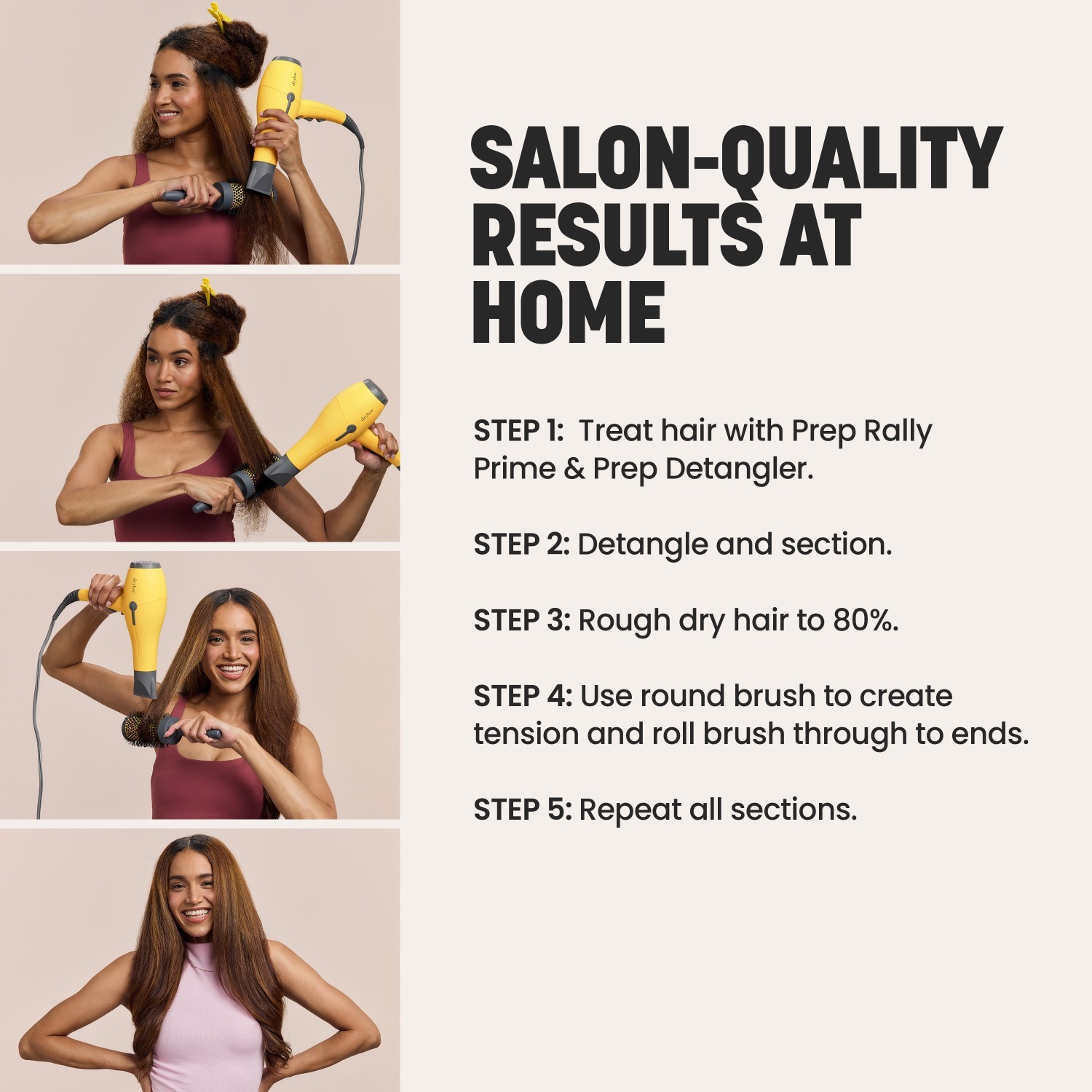 Fén na vlasy Drybar „The Buttercup“ – 1 kus