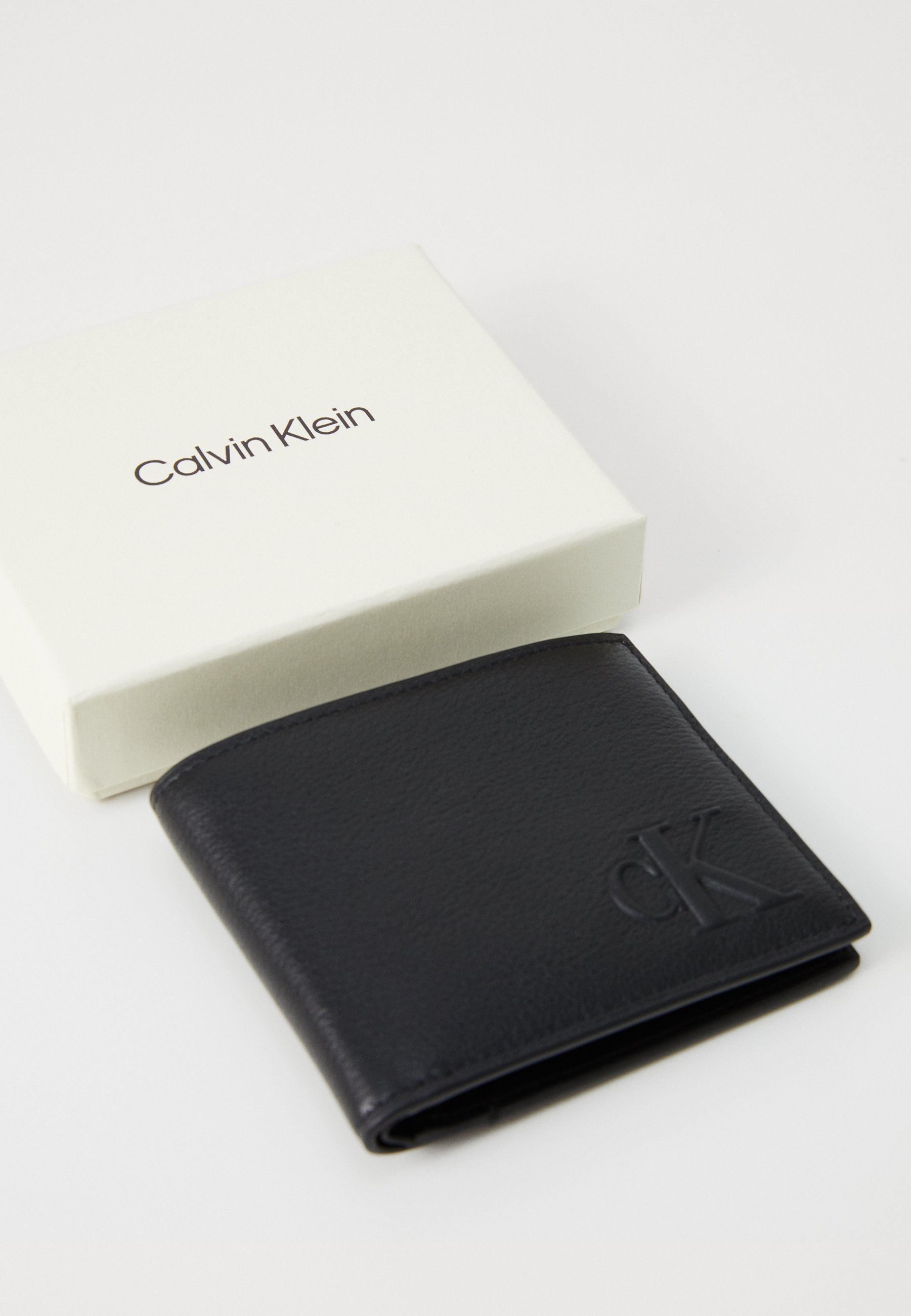 Calvin Klein BOLD BILLFOLD - Portemonnee - zwart