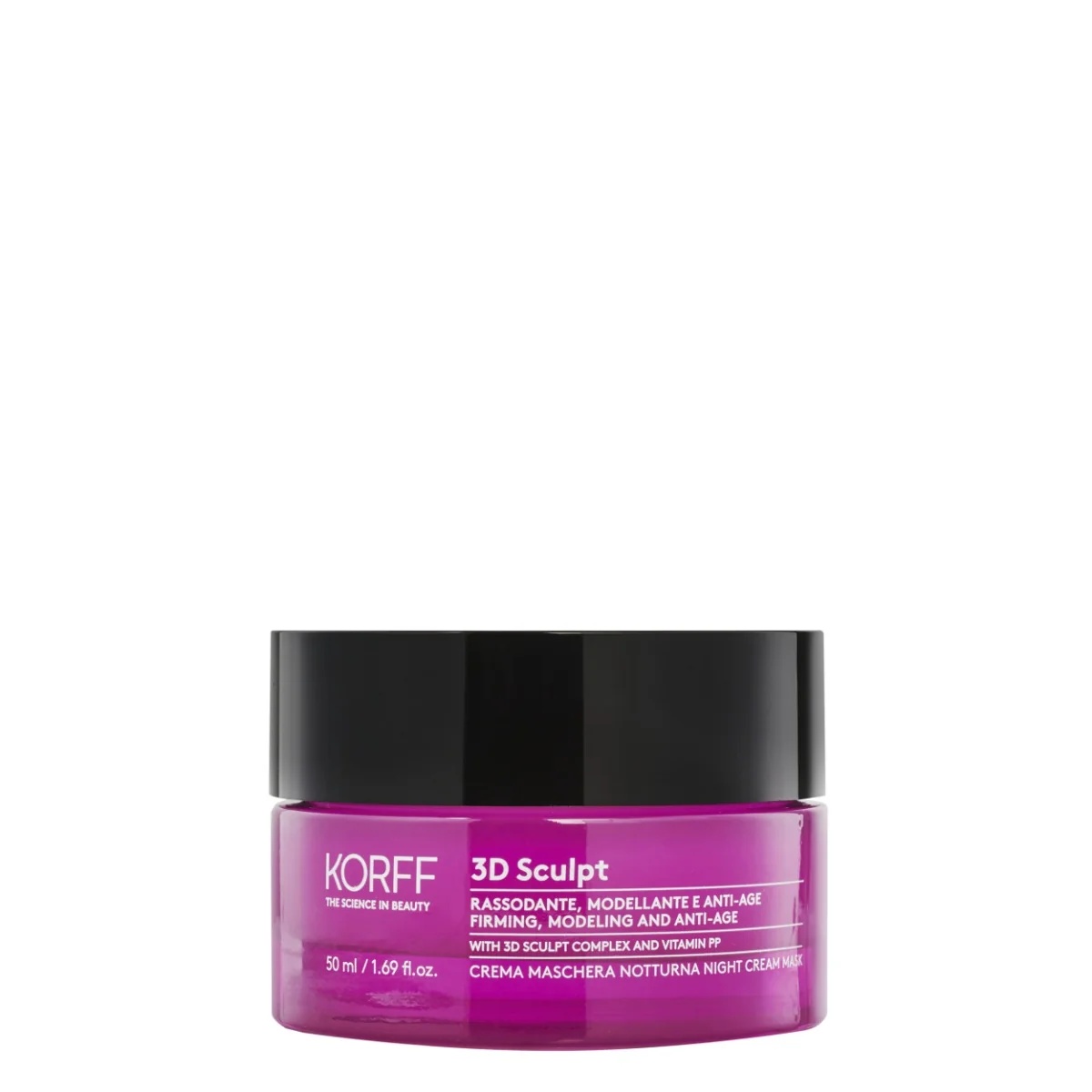 KORFF Korff 3D Sculpt Night Mask 50 ml Verstevigend gezichts- en halsmasker