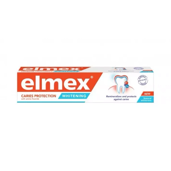 Elmex wybielająca pasta do zębów przeciw próchnicy 75 ml