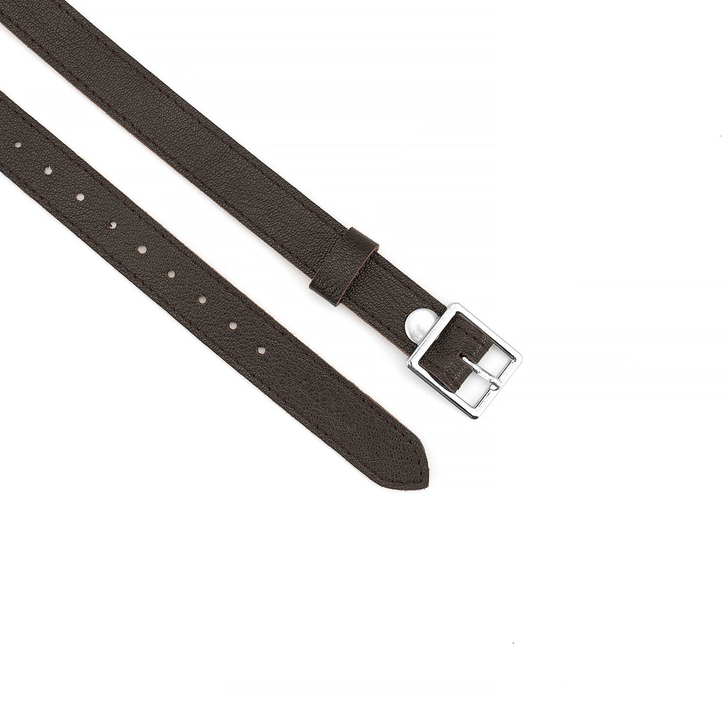 Cher Soul Wild Gent : Bâillon en cuir marron