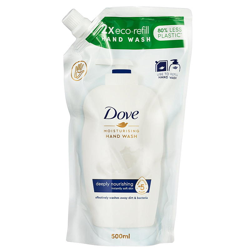 Dove håndsåpe 500 ml, refill