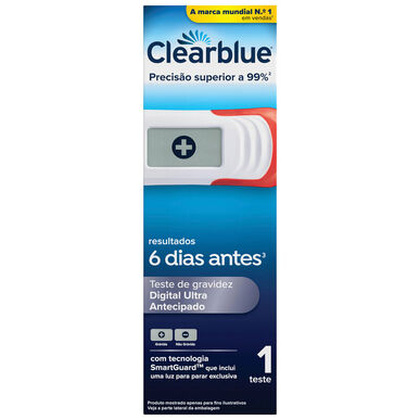 Clearblue Teste Gravidez Digital Ultra Antecipado      1 un 1 un