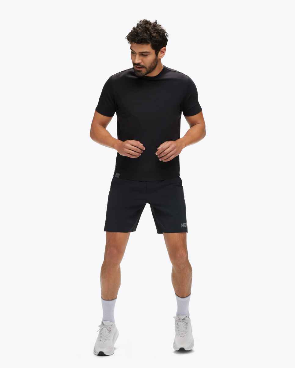 HOKA HOKA Essential T-shirt Zwart