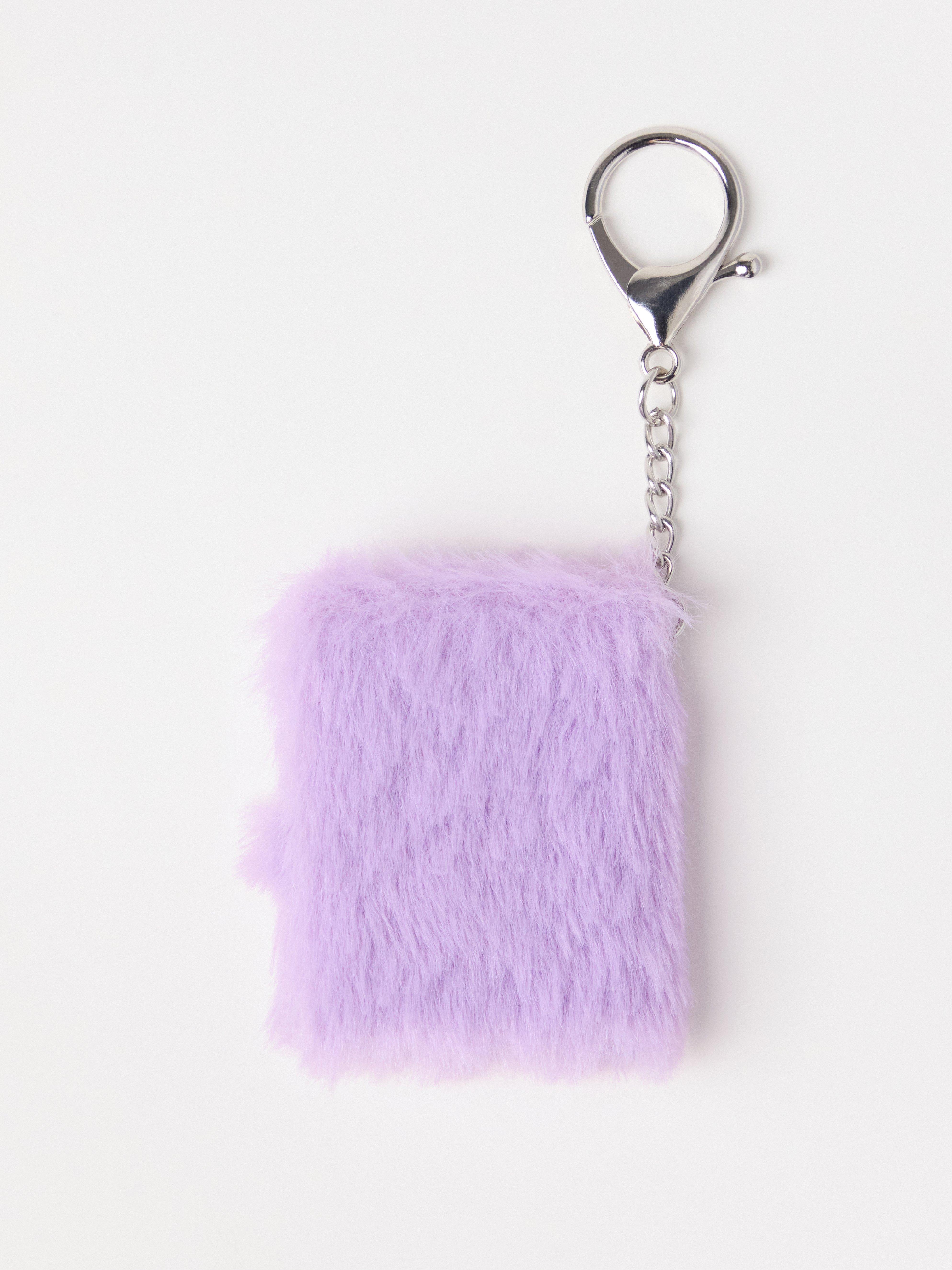 Décoration de sac duveteux lilas clair