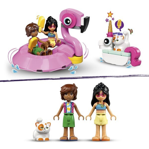 LEGO Friends 42658 Baseino vakarėlis su flamingu ir vienaragiu