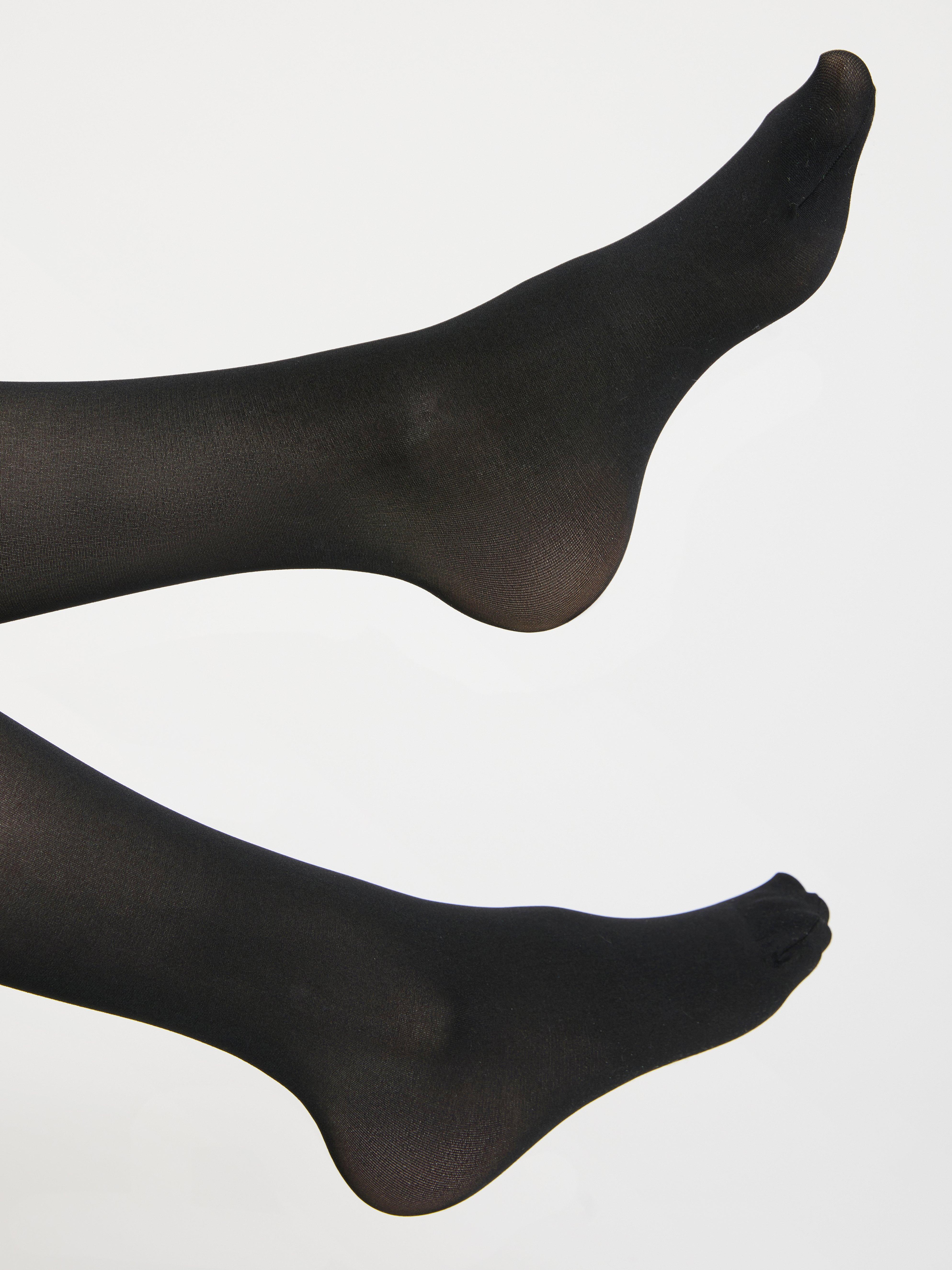 Medias súper elásticas de 50 deniers negras