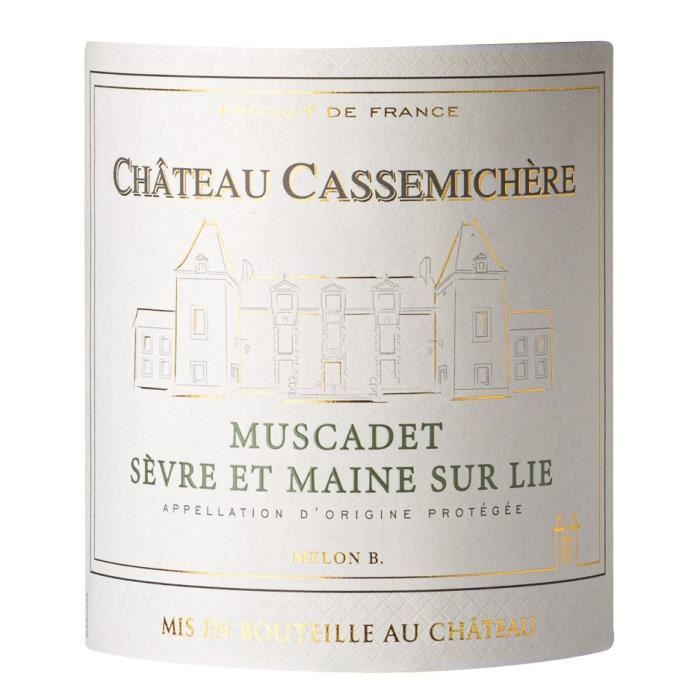 Château Cassemichère 2023 Muscadet - Vin blanc de la Loire