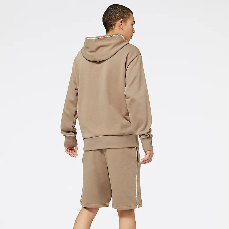 NB Essentials Fleece-Hoodie für Herren – Pilz