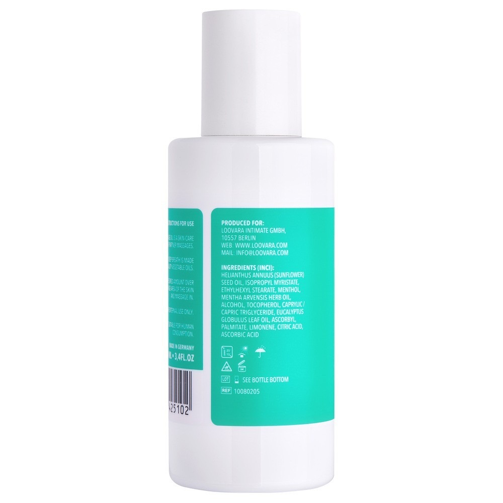 Loovara Deep Breath - Huile de massage à la menthe et à l'eucalyptus