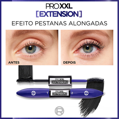 Máscara de pestañas L'Oréal Paris Pro XXL Extension 2 en 1 1 unidad 1 unidad