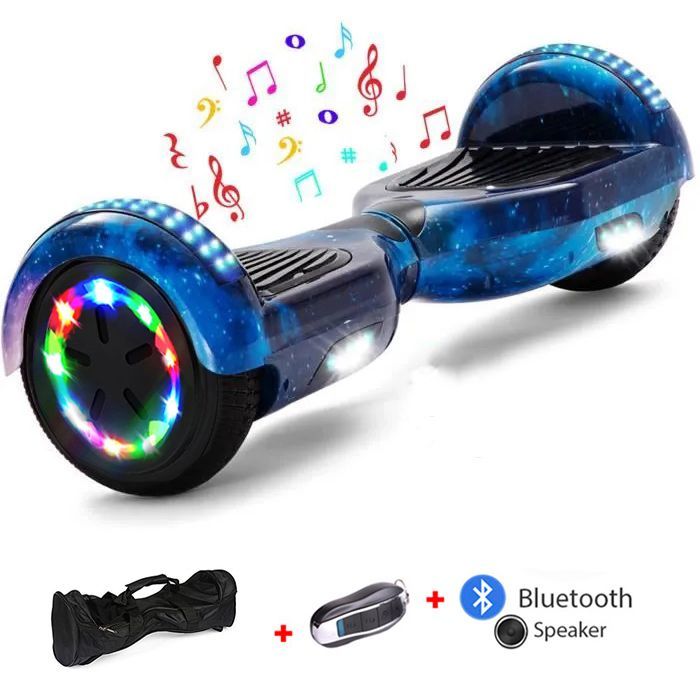 6.5-inch Galaxy Hoverboard, Bluetooth Function, Remote Control and Handbag