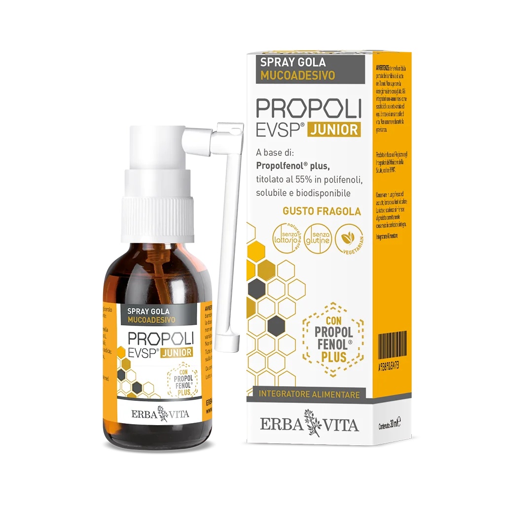 ERBA VITA Spray para garganta com própolis J 20 ml - Problemas de garganta