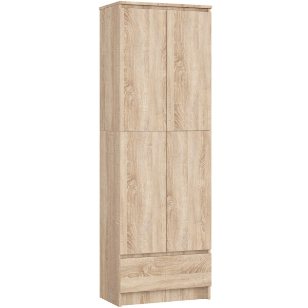 Regał Zamkniety R60 2D 1Sz Clp Pk Dąb Sonoma
