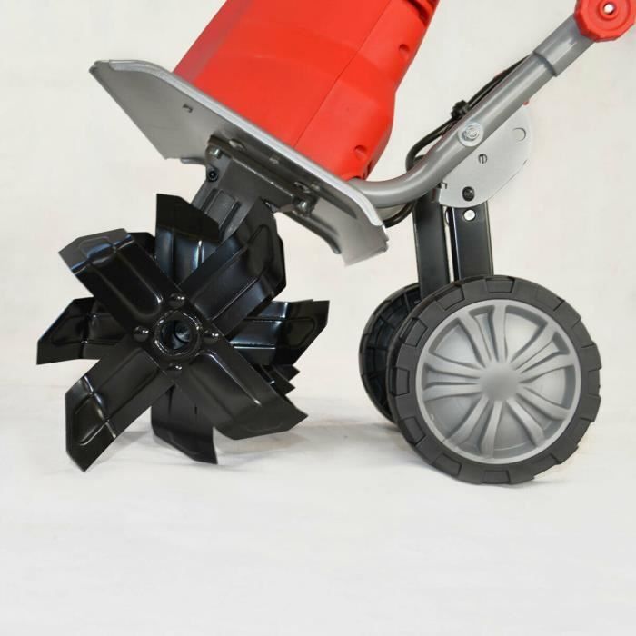 Motobineuse électrique Hecht 745 - HECHT - 1500W - 6 fraises - 400mm - Facile à utiliser
