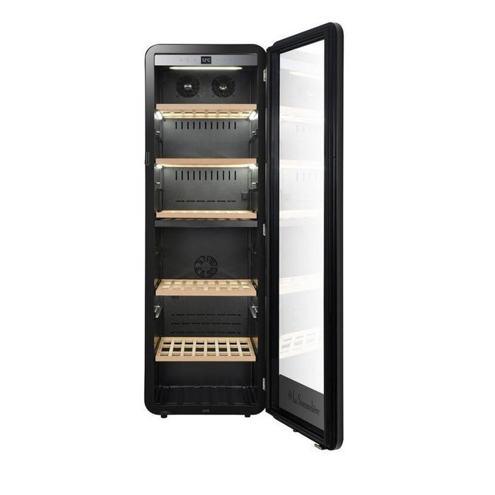 La Sommelière APOGEE190DZN — 181-bottle dual-zone stainless steel wine cellar
