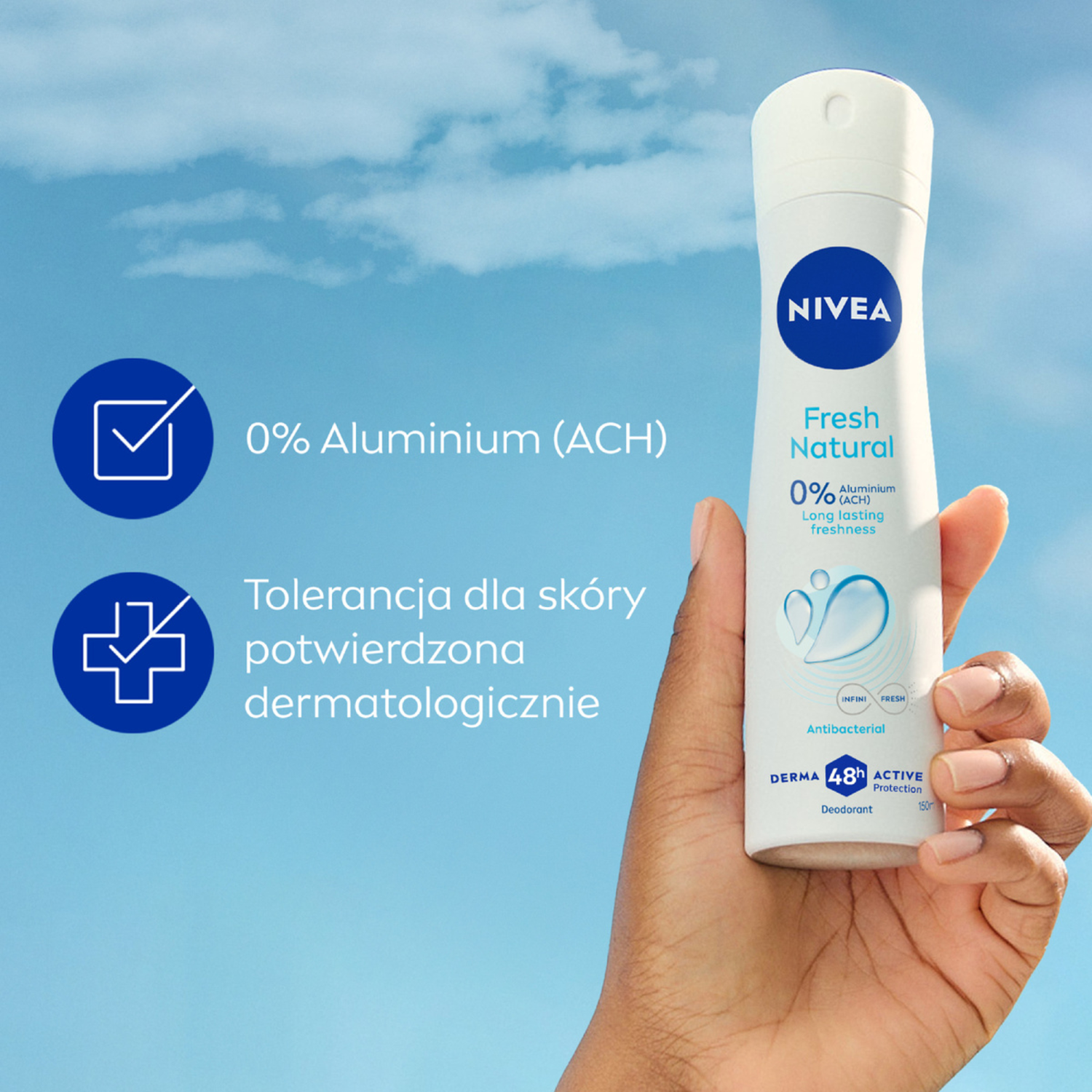Nivea antiperspirant v spreju za ženske 150 ml Fresh Natural