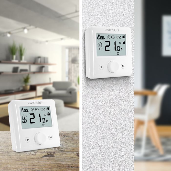 HomeFlow WL draadloze thermostaat voor cv-ketels - Avidsen - 127047