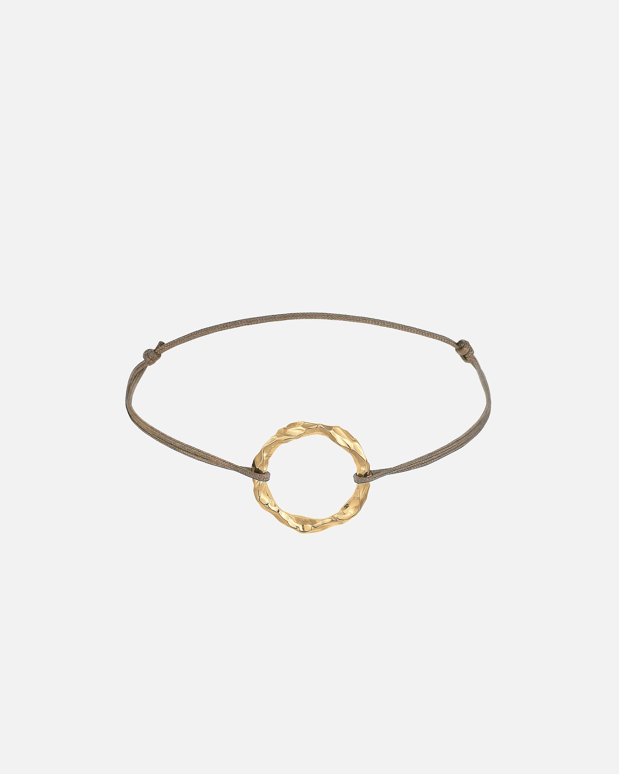 Elli Geo Cercle Nylon Bracelet Femme Plaqué Or Argent (925/1000)