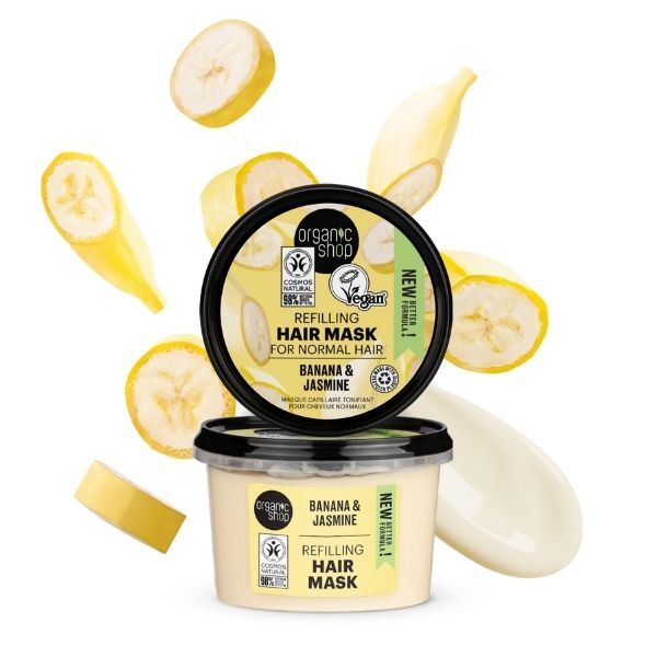 Organic Shop atjaunojoša matu maska normāliem matiem 250ml