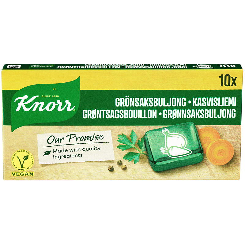 Knorr grønnsaksbuljong 10 stk. Knorr