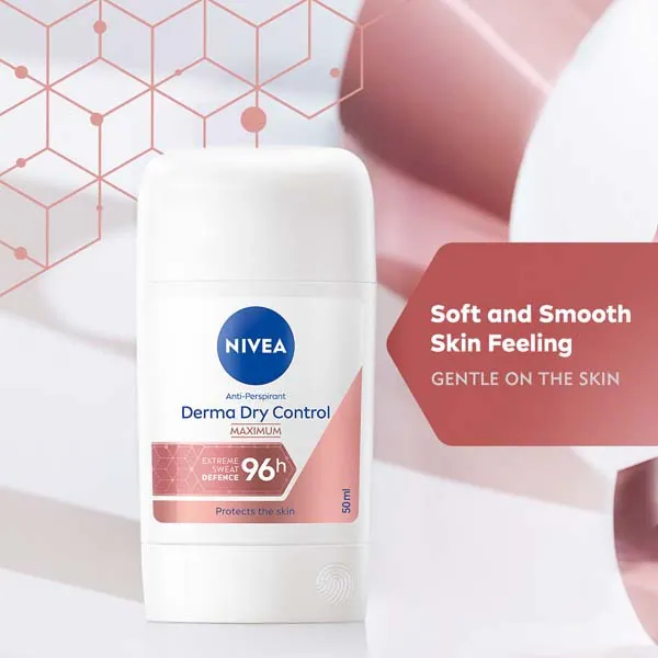 NIVEA Derma Control 96H antiperspirant deodorant v tyčince 50ml
