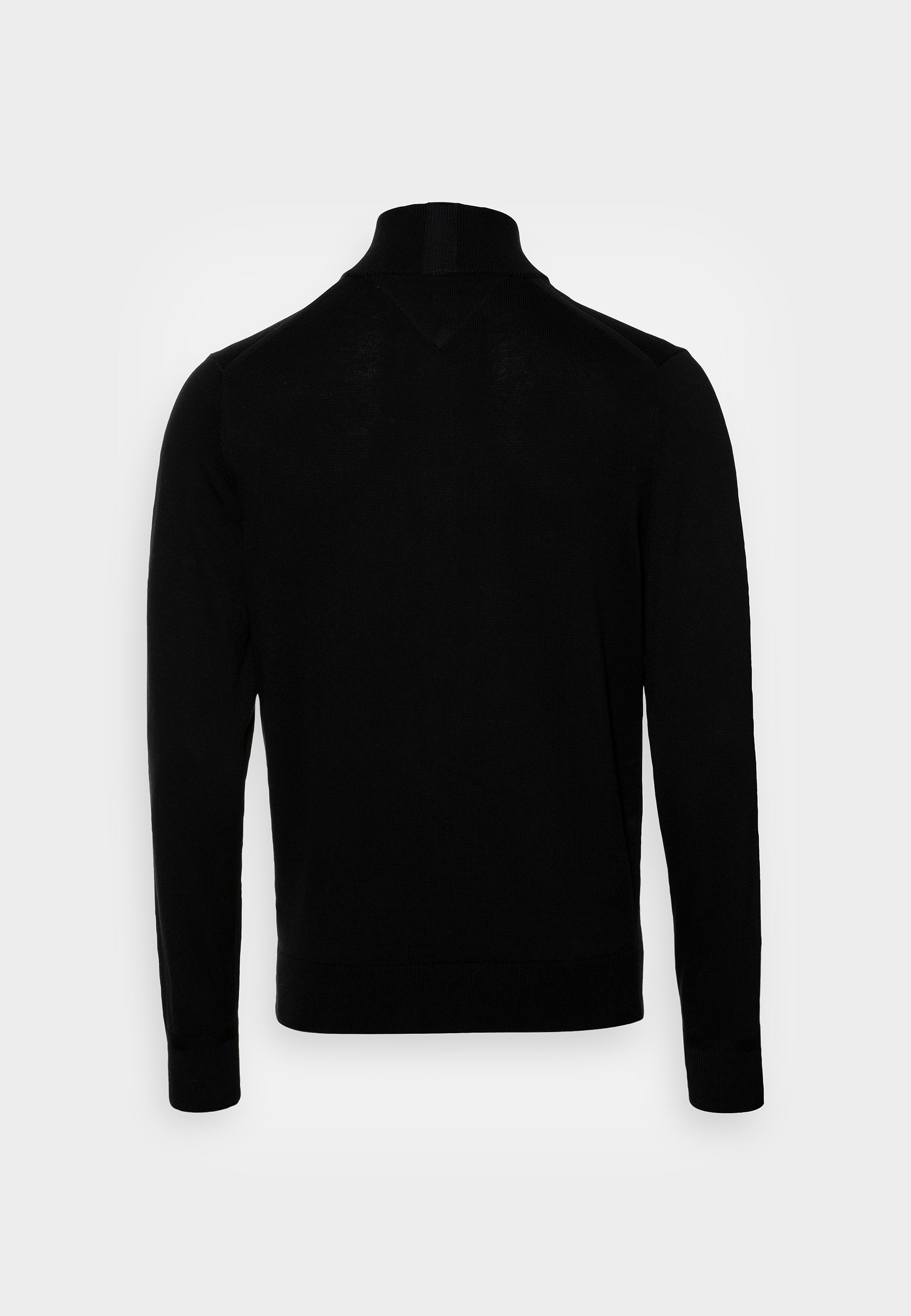 Tommy Hilfiger PIMA ZIP MOCK - Genser - schwarz