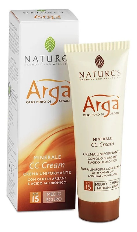 Nature's Argà CC minerale gladmakende crème medium donker 50 ml