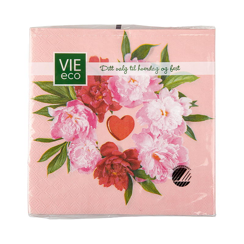 Vie Eco Servietter 20-pakning 33x33 cm, Vår