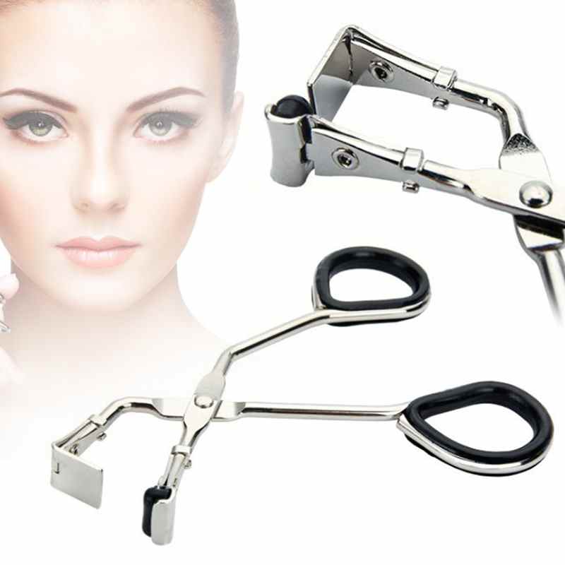 1 rizador de pestañas portátil nuevo, clip rizador de pestañas, pestañas postizas, herramienta cosmética de belleza para maquillaje, accesorios de metal