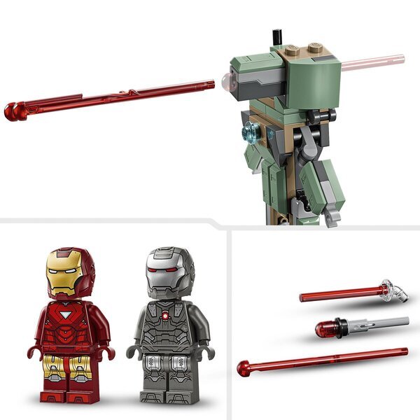 LEGO Marvel 76320 Iron Man i Ratni Stroj protiv Hammer Drona