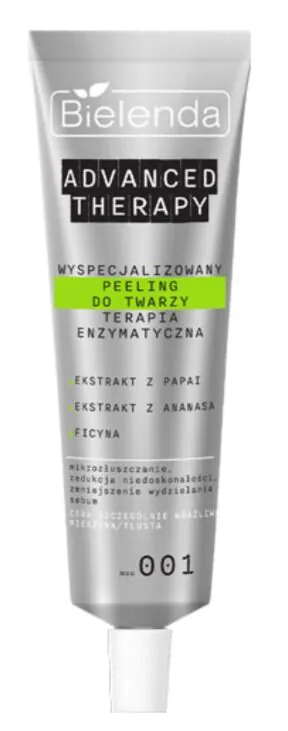 Bielenda Advanced Therapy Wyspecjalizowany peeling do twarzy terapia enzymatyczna 001