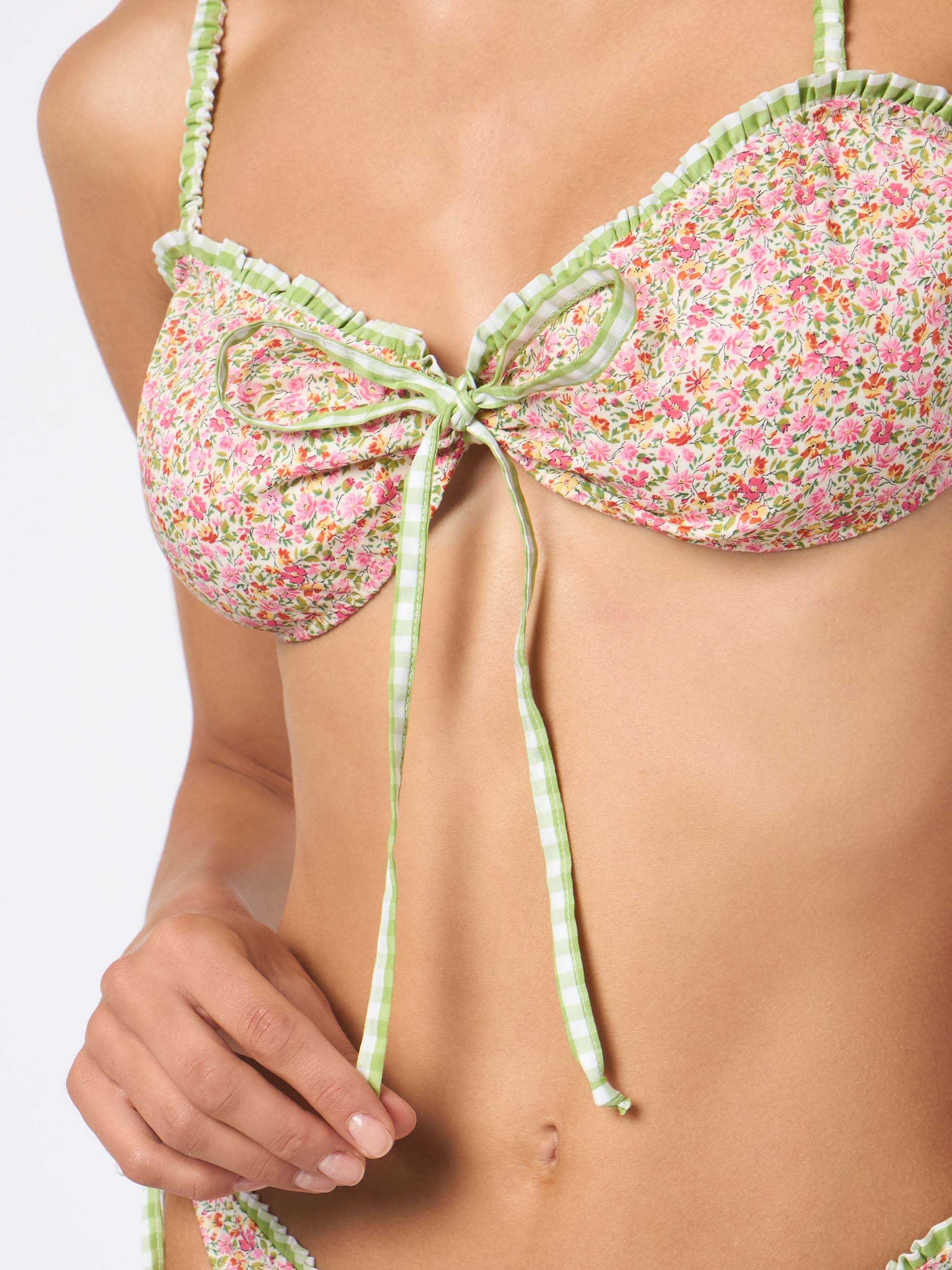 Maillot de bain brassière imprimé Liberty | Conçu avec vous
