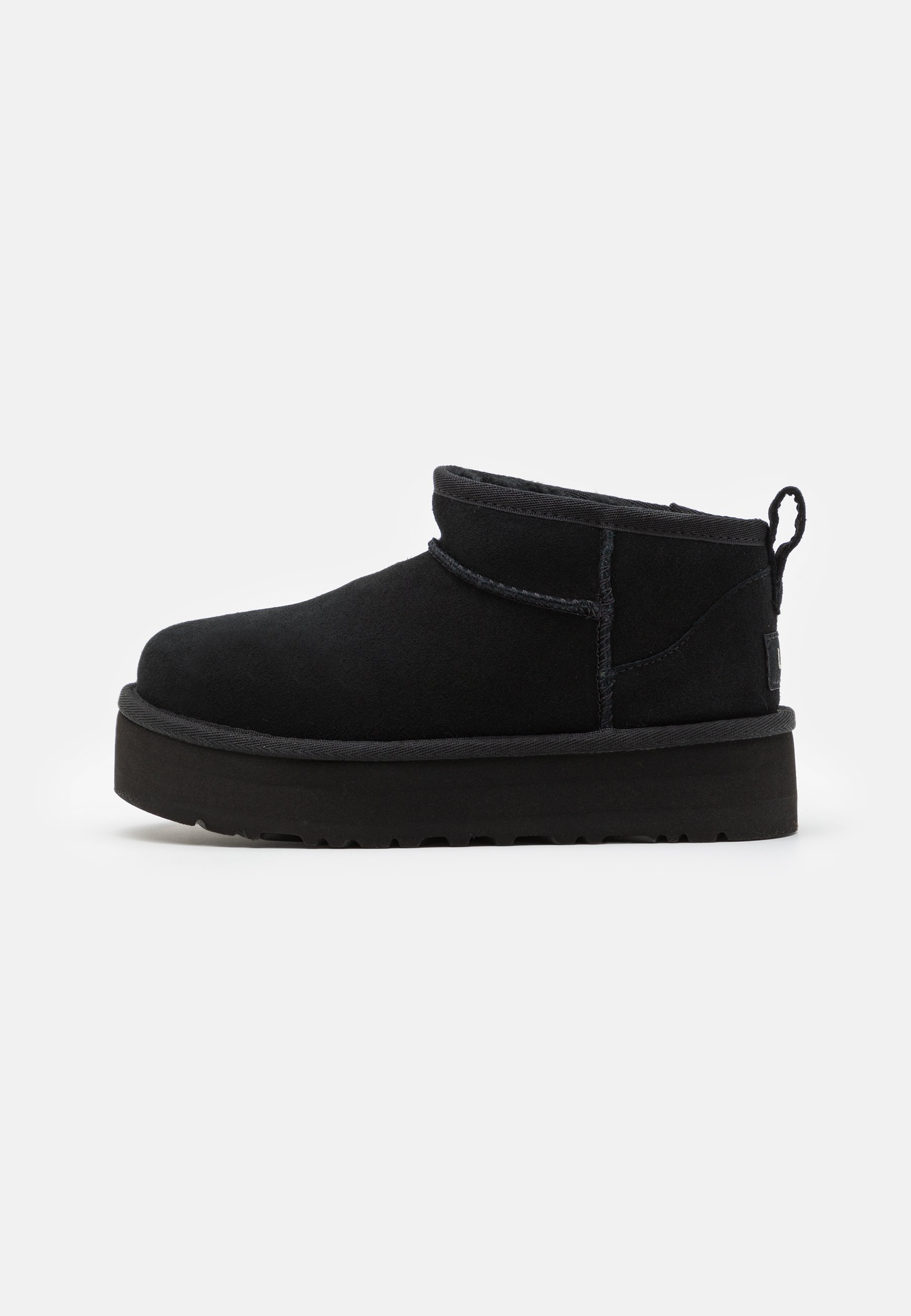 UGG CLASSIC ULTRA MINI UNISEX - Klasyczne botki - czarne