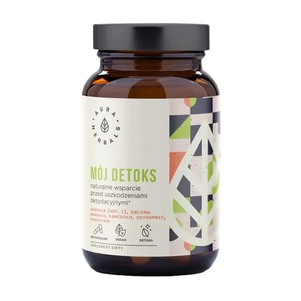 Aura Herbals Mój Detoks Naturalne wsparcie przed uszkodzeniami oksydacyjnymi Kapsułki
