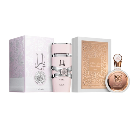Lattafa Fakhar Woman woda perfumowana spray 100ml   Yara woda perfumowana spray 100ml