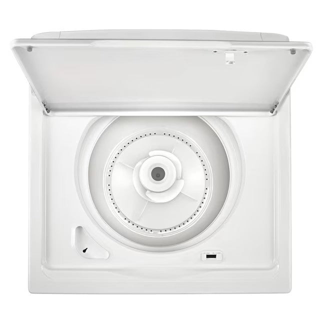 Whirlpool 3,5-Kubikfuß-Toplader-Waschmaschine mit hocheffizientem Rührwerk (Weiß)