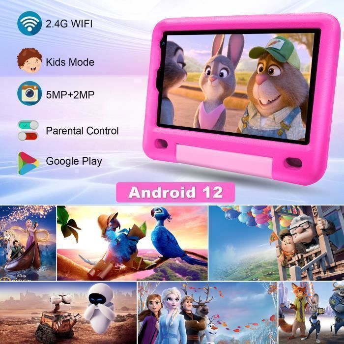 Kids Tablet - 8 Inch - 4GB RAM - 128GB ROM - Android 12