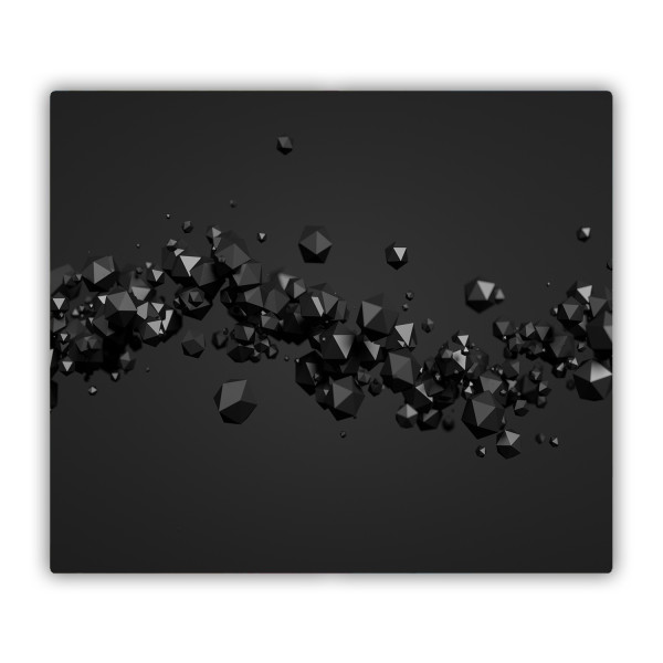 Antypoślizgowa Deska do Krojenia Abstrakcja 3D 60x52 cm