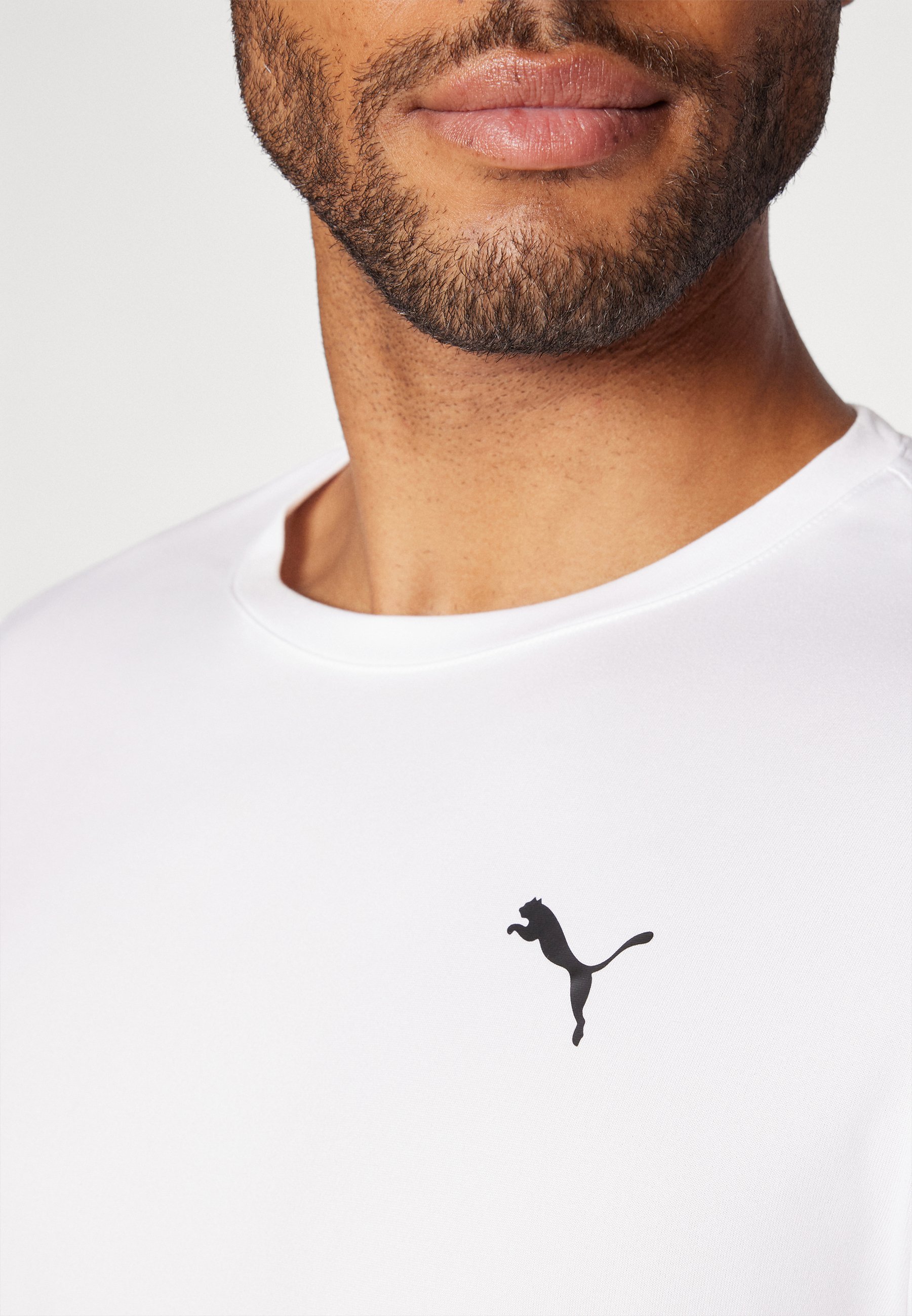 T-shirt Puma ESSENTIALS SOLID CAT - T-shirt de sport - blanc