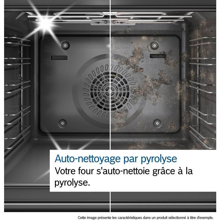 Four encastrable - Pyrolyse + Hydrolyse - BOSCH Série 8 - HBG7741W1 - Blanc - 59,4 x 54,8 x 59,5 cm