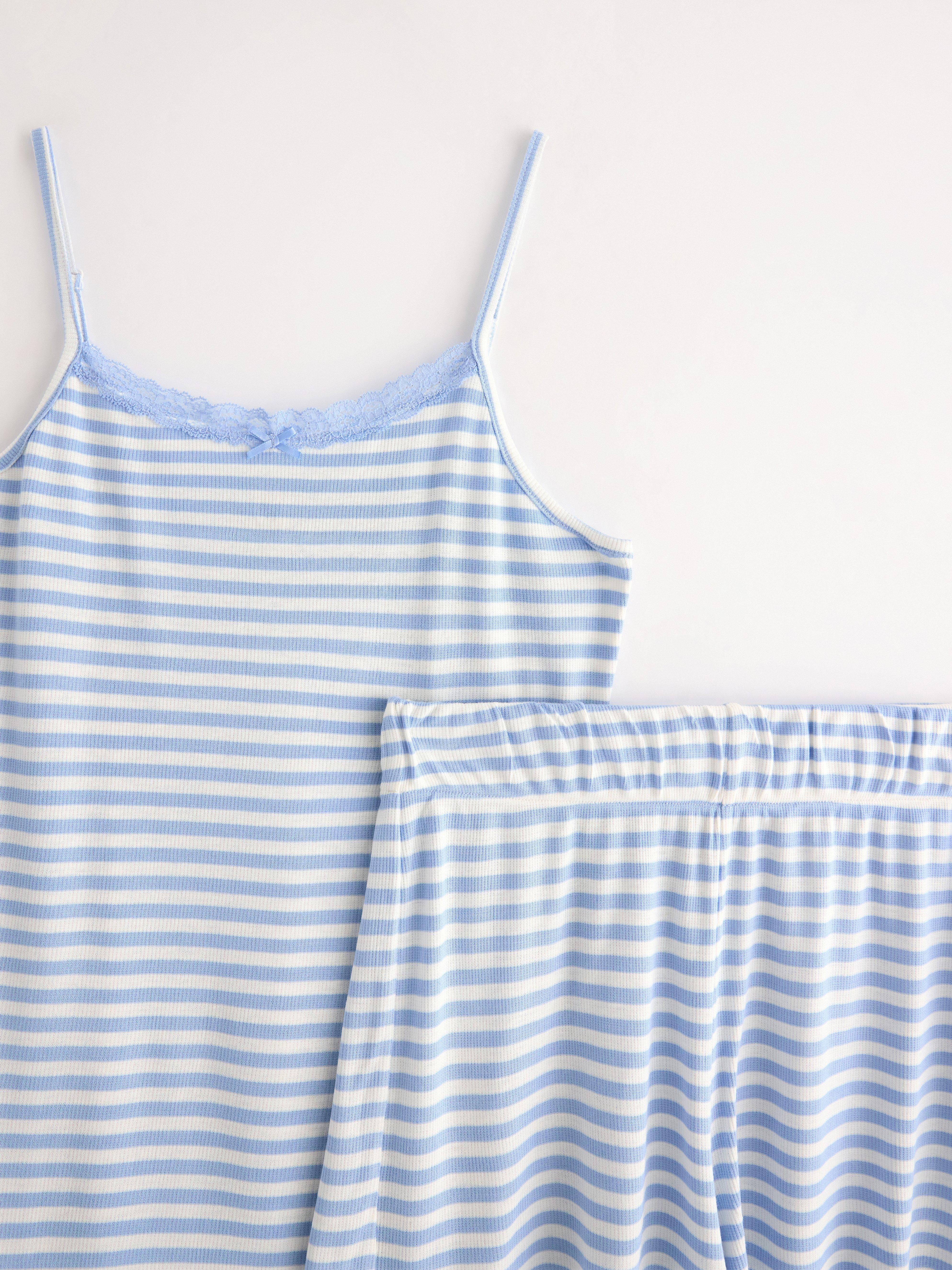 Conjunto de pijama Ribbat azul claro