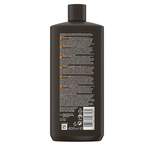 Loção para pele sensível ao sol Piz Buin® Allergy FPS 30 400ml
