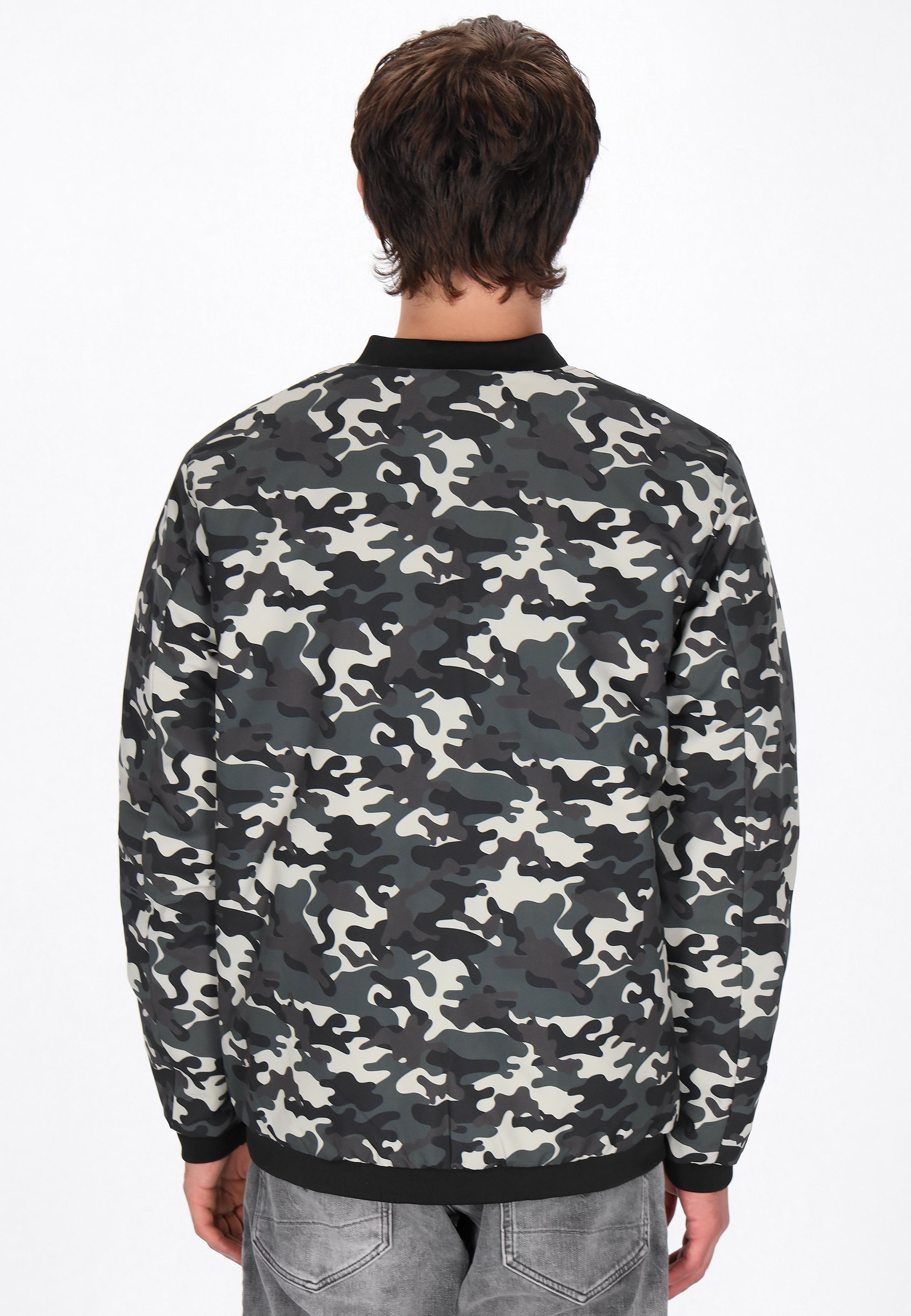 Giacca bomber Mo - verde multicolore