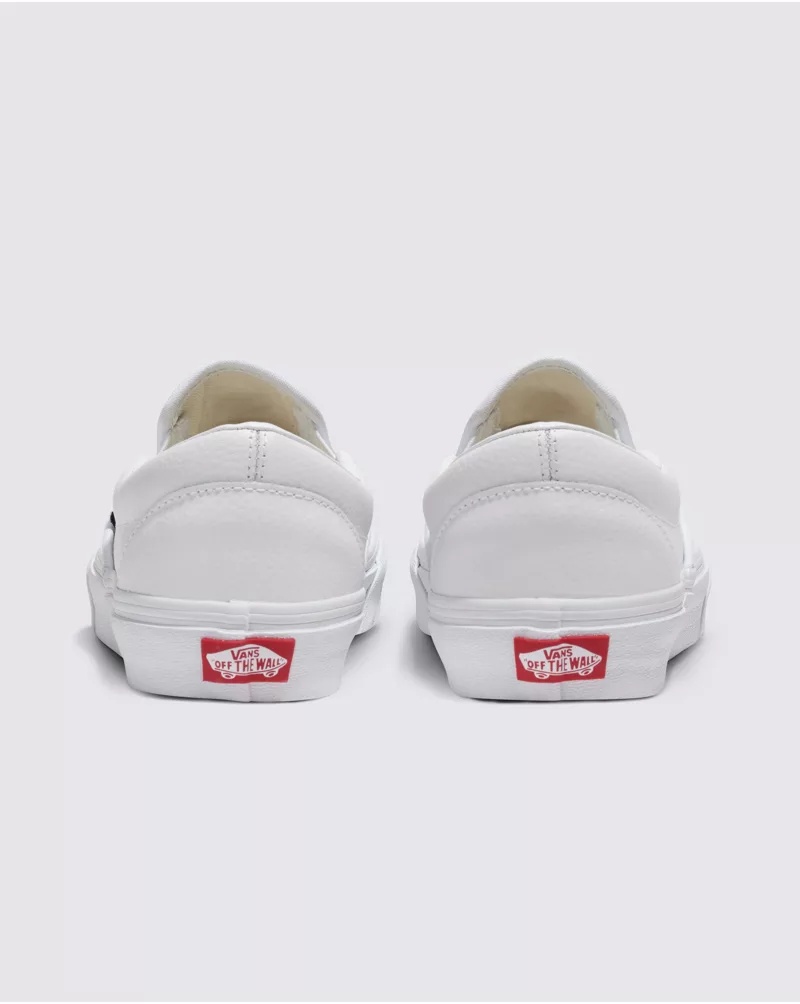 Customs Elevated True White Leather Slip-On Shoe