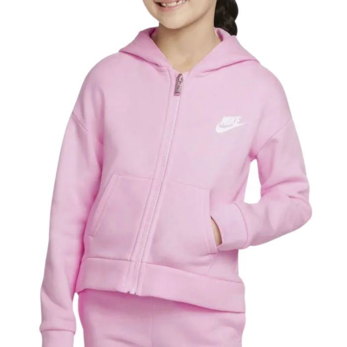 Tuta Nike Club da ragazza, rosa, taglia 36M485-ACG
