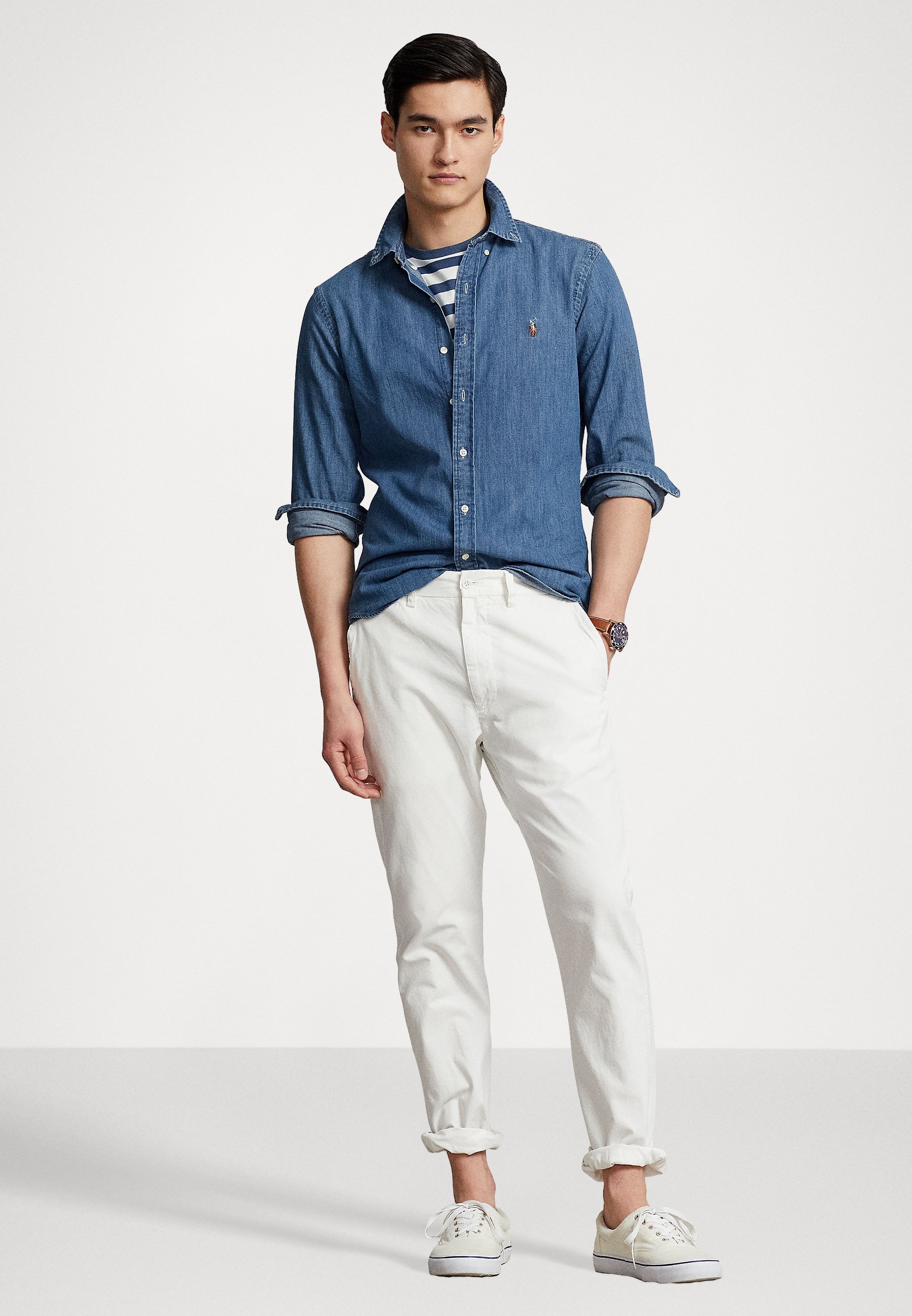 Polo Ralph Lauren Slim Fit Hemd - Dunkelblau
