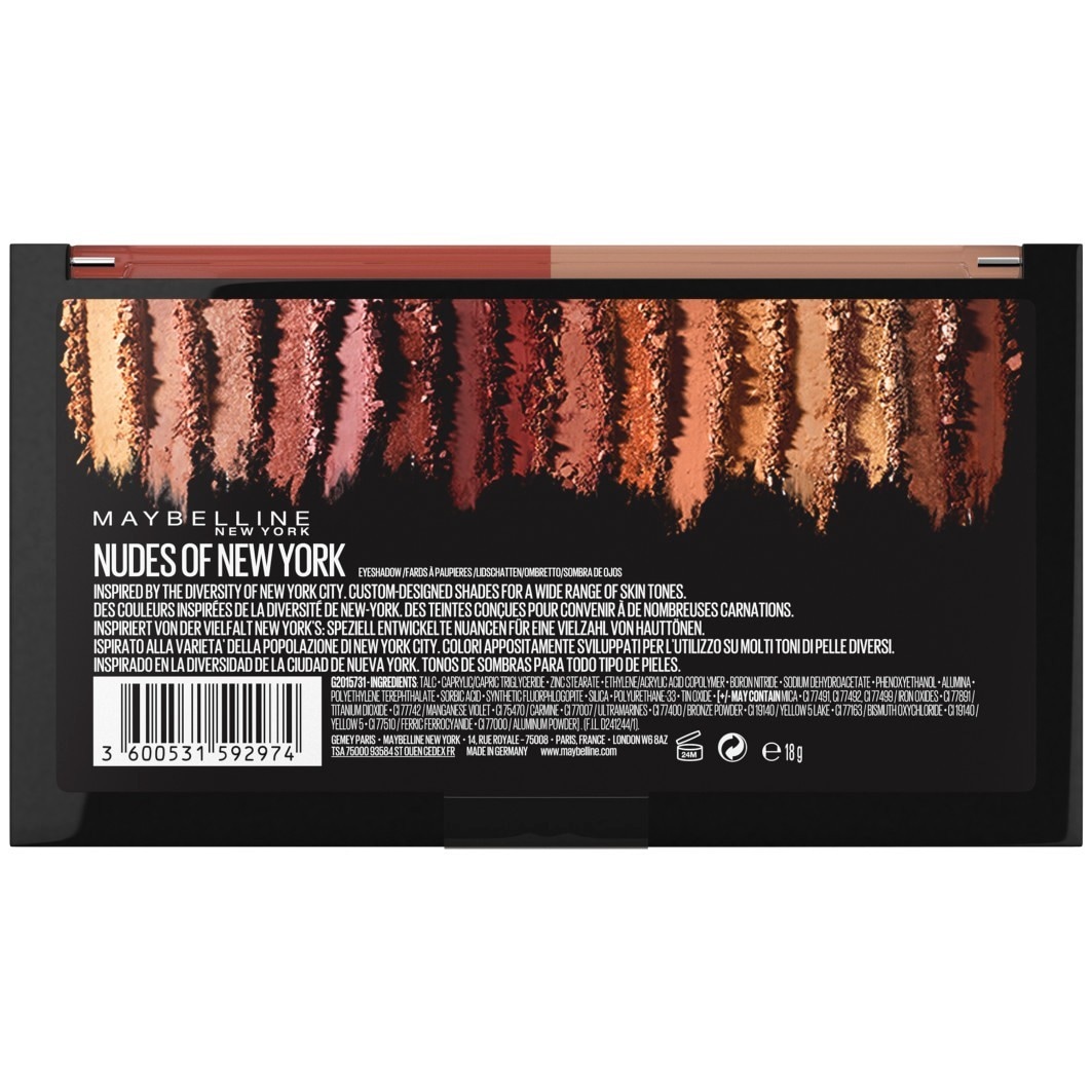 Maybelline Nudes of New York øjenskygge - 16 g