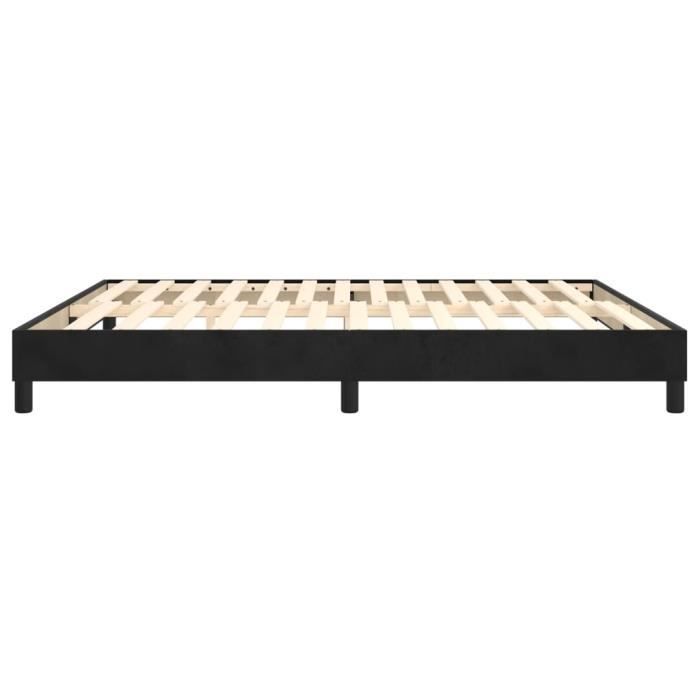 BET Federkernmatratze aus schwarzem Samt, 160 x 200 cm, BET9472646161017