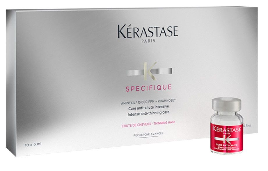 Specifique Aminexil Force plaukų slinkimo gydymo priemonė Kirpyklos procedūros